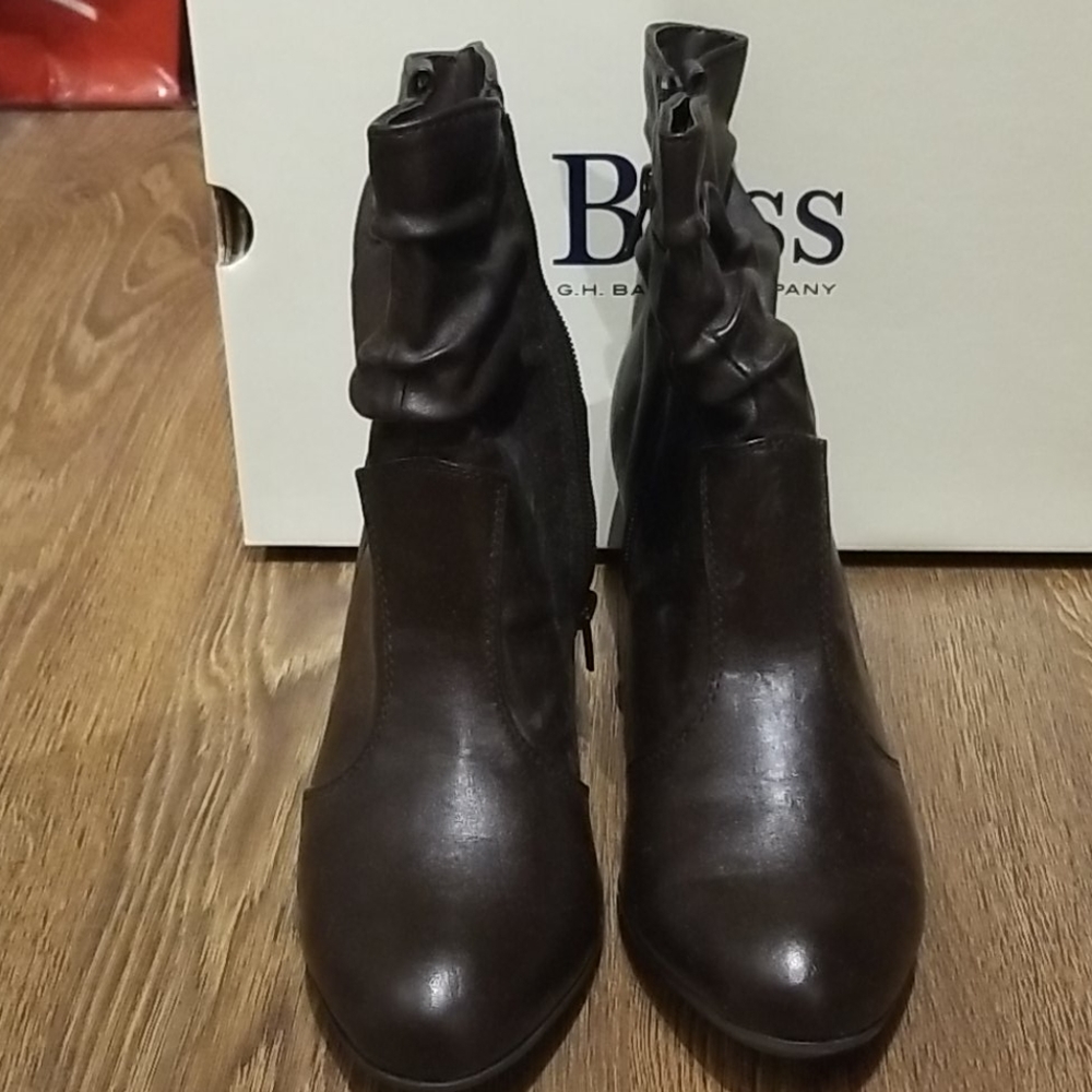 Bass Slouch Lucy Ankle Boots Size 10 - Picture 3 of 8